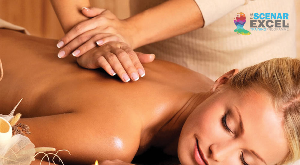 The importance of a regular massage. Lady having a massage